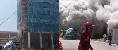 Terremoto en Tailandia. El momento exacto del colapso de un edificio de 30 pisos en Bangkok por el terremoto en Myanmar