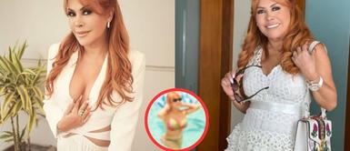 Magaly Medina se roba las miradas en bikini india antes de su cumpleaños 62 Magaly Medina se roba las miradas en bikini india al celebrar su cumpleaños 62