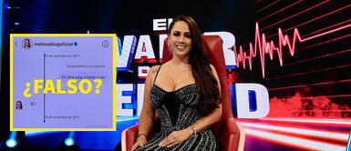 Usuarios identifican que audios y chats en EVDLV de Melissa Klug serían FALSOS Usuarios identifican que audios y chats en EVDLV de Melissa Klug serían falsos