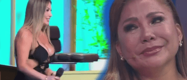 Marisol y Pamela López se encuentran Pamela López y Marisol se encuentran cara a cara tras revelarse chats con Cueva y cantante rompe en llanto