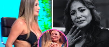 La empresaria y cantante se reunieron en el reconocido programa. Marisol se defiende en vivo y niega affaire con Cueva a Pamela López: "No tuve nada"