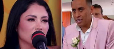 La cantante sorprende con esta reacción. Pamela Franco y su peculiar respuesta al anuncio sobre su matrimonio con Cueva