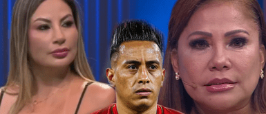 Pamela López se encuentra con Marisol y la encara Pamela López enfrenta a Marisol por chats con Christian Cueva ¿Qué le dijo?