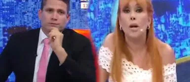 Magaly Medina cuadra a su ahijado. Magaly llamó ‘desubicado’ a Paco por sacar a su reportera de su set: “Si no quiere que lo vean, que se esconda”