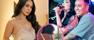 La cantante lanza este inesperado mensaje. Pamela Franco muestra "pancita de embarazo" y lanza impensado mensaje: "Adiós tristeza"