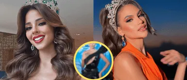 Luciana Fuster brilla con el mismo vestido negro que llevó MG en RD Luciana Fuster brilla con el mismo vestido negro que lució Miss Grand RD en otra gala