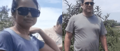 Paco Bazán y Susana Alvarado. Difunden foto inédita de Paco Bazán y Susana Alvarado recorriendo terrenos en Piura