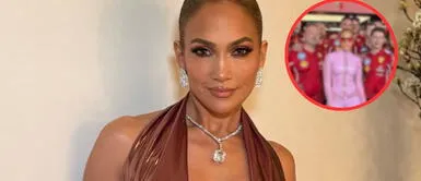 Jennifer López causa sensación en la F1 con enterizo de látex en Arabia Saudí Jennifer López causa sensación en la F1 con enterizo de látex en Arabia Saudí