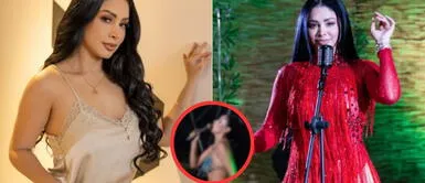 Pamela Franco Pamela Franco conquista el escenario con su impresionante look transparente mermaid