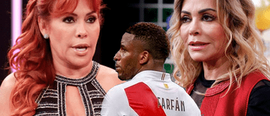 Jefferson Farfán contra Magaly Medina y Gisela Valcárcel Jefferson Farfán se lanza con terrible indirecta a Magaly al aplaudir a Gisela Valcárcel: "Las demás son bulto"
