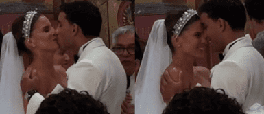 Alejandra Baigorria y Said Palao se dieron el sí en el altar y juraron amarse para siempre. Alejandra Baigorria y Said Palao se dieron el sí en el altar y juraron amarse para siempre