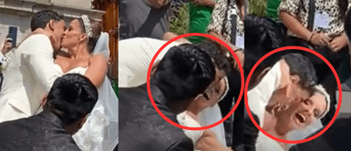 Said Palao pierde el control y casi hace caer a Alejandra Baigorria ante todos. Said Palao pierde el control y casi hace caer a Alejandra Baigorria ante todos