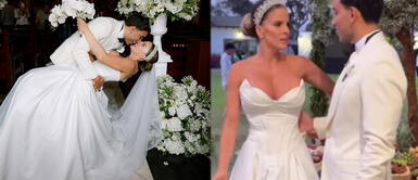 Alejandra Baigorria y Said Palao mostraron que todo fue color de rosa el día de su boda. ¿El amor en crisis? Alejandra Baigorria y Said Palao protagonizan incómodo momento en su boda