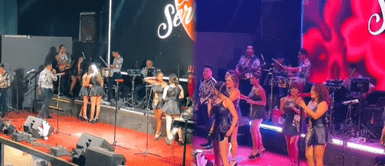 Cantantes de Corazón Serrano atraviesan terrible incidente ¡Grave incidente en concierto! Cantantes de Corazón Serrano fueron atacadas con un botellazo en pleno show