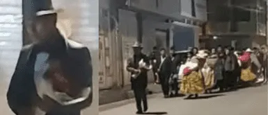 ¡Loco de amor! Llega con camiones de cerveza y víveres a pedirle matrimonio a su novia en Puno Llega con camiones de cerveza y víveres a pedirle matrimonio a su novia en Puno