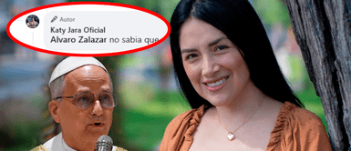Katy Jara contra el Papa y su respuesta Katy Jara responde firme a detractores por su desafiante mensaje sobre el Papa peruano León XIV