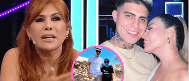 La conductora arremete contra la empresaria. Magaly arremete contra Pamela López por involucrar a sus hijos con Paul Michael