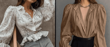 Blusas con manga obispo Blusas con manga obispo: la prenda más chic del 2025 para estilizar tu silueta