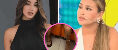 La modelo impacta con este mensaje hacia la bailarina. Delany López lanza cruel burla contra pies Xiomy Kanashiro por terrible estado: "Estaban raros"