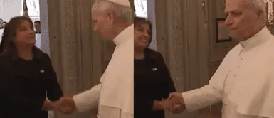 Dina Boluarte y el Papa León XIV Dina Boluarte y su gesto ante el Papa León XIV que generó incomodidad en el Vaticano