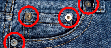 Botones metálicos en los jeans No es solo diseño: el verdadero motivo de los botones metálicos en tus jeans que no sabías