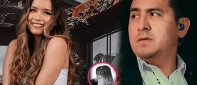 ¿Kiara Lozano besó a Edwin Guerrero en pleno concierto? Captan a Kiara Lozano besando a Edwin Guerrero en pleno show y usuarios reaccionan: “Marcando territorio”