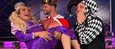 Fabio Agostini y Wendy Guevara demostraron tener buena química. Fabio Agostini roba beso a Wendy Guevara y genera inesperada reacción en Rafael Cardozo