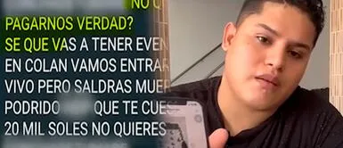 El canante Aldair Armas denunciar que está siendo extorsionado por delincuentes que le exigen pago por show Exvocalista de La única Tropical en la clandestinidad tras extorsión: Tuvo que cerrar su local en Piura