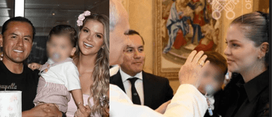 Brunella Horna Brunella Horna se viste de luto riguroso en su visita al Papa León XIV