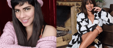 La 'Pánfila' en bikini de estampado marmol La 'Pánfila' enfrenta el invierno en bikini marmoleado y desata elogios en redes