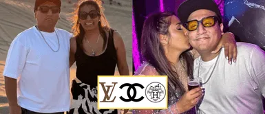 Jorge Luna y su esposa derrochan looks de lujo Jorge Luna luce lujo total junto a su esposa en impactantes y millonarios looks