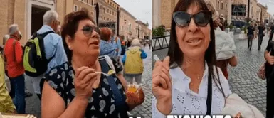 Orgullo peruano en Roma: tiktoker da causa limeña a turistas en el Vaticano y todos quedan fascinados Orgullo peruano en Roma: tiktoker da causa limeña a turistas en el Vaticano y todos quedan fascinados
