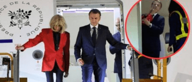 ¡Escándalo! Esposa del presidente de Francia lo abofetea ante las cámaras Esposa del presidente de Francia lo abofetea ante las cámaras