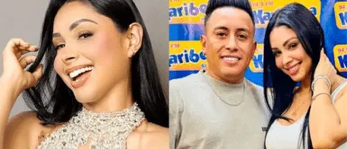 Pamela Franco y Cueva Pamela Franco se luce junto a Cueva en cita nocturna con traje Mocha Mousse