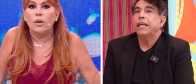 La conductora furiosa con el presentador de TV. Magaly Medina arremete contra Ernesto Pimentel por polémica entrevista a Dilbert Aguilar