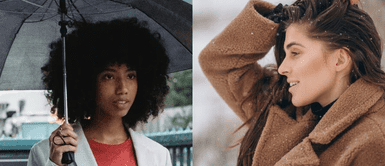 ¿Cabello sin frizz bajo la lluvia? ¿Cabello sin frizz bajo la lluvia? Estos trucos de moda lo hacen posible