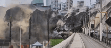 Derrumbe en Costa Verde tras sismo Sismo en Lima provoca derrumbe en el circuito de playas de la Costa Verde