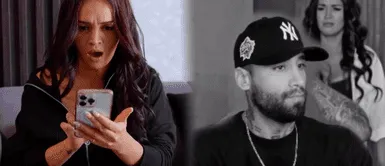 Angie Arizaga hace inesperado 'descubrimiento' en celular de Jota Benz Angie Arizaga 'encuentra' fotos subidas de tono en celular de Jota Benz y reacciona