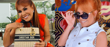 Magaly Medina Magaly Medina conquista redes con osado vestido de detalles transparentes