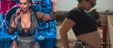 Mirella Paz Mirella Paz deslumbra al reaparecer tras dar a luz con figura y estilo total