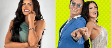 Michelle Soifer en estreno de “¡Ponte en la cola! Michelle Soifer arrasa con imponente vestido borgoña en estreno de “¡Ponte en la cola!"