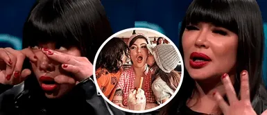 Angie Jibaja llora por ser alejada de sus hijos Angie Jibaja reaparece irreconocible en TV chilena y llora desgarradoramente al afirmar que le quitaron a sus hijos