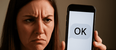 ¿Solo “OK”? Psicología revela el verdadero y oculto mensaje detrás de esta respuesta ¿Solo “OK”? Psicología revela el verdadero y oculto mensaje detrás de esta respuesta