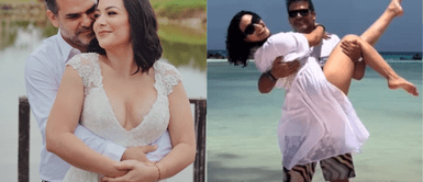 Natalia Salas y Sergio Coloma Natalia Salas y Sergio Coloma celebran 8 años con outfits playeros en Aruba