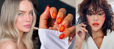 Tendencia Manicura 2025: Uñas Aperol Uñas Aperol: la manicura chic que Belinda impuso y Selena Gomez lleva con elegancia