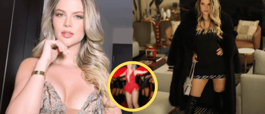 Brunella Horna sorprende en show nocturno Brunella Horna paraliza las redes con osado minivestido rojo en evento nocturno