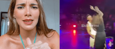 Korina Rivadeneira explota contra bailarin Korina Rivadeneira explota contra bailarin
