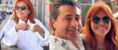 Magaly Medina disfruta feriado patrio junto a Alfredo Zambrano Magaly Medina disfruta feriado patrio junto a su esposo luciendo atuendos chic y sofisticados