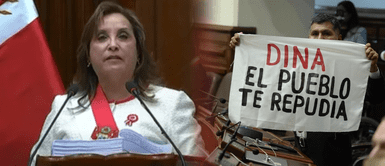 Dina Boluarte es interrumpida en discurso Congresistas INTERRUMPEN mensaje de Dina Boluarte con FUERTE mensaje de protesta: "Dina el pueblo te repudia"