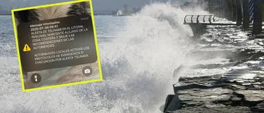 Celulares recibieron alerta de tsunami. Alerta en el Perú: celulares emiten advertencia por posible tsunami tras fuerte sismo en Rusia